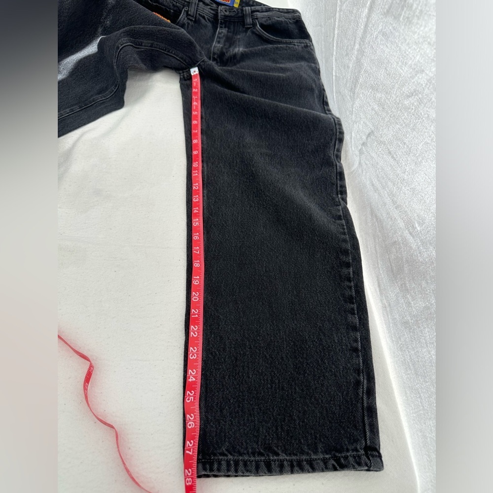 Gmpure Black Relaxed Jeans High Waist Vintage Look #A - Picture 8 of 9